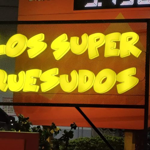 aviso letras en 3d